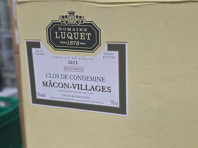 (12x) fles(sen) clos de condemine macon- villages... - afbeelding 7 van  7