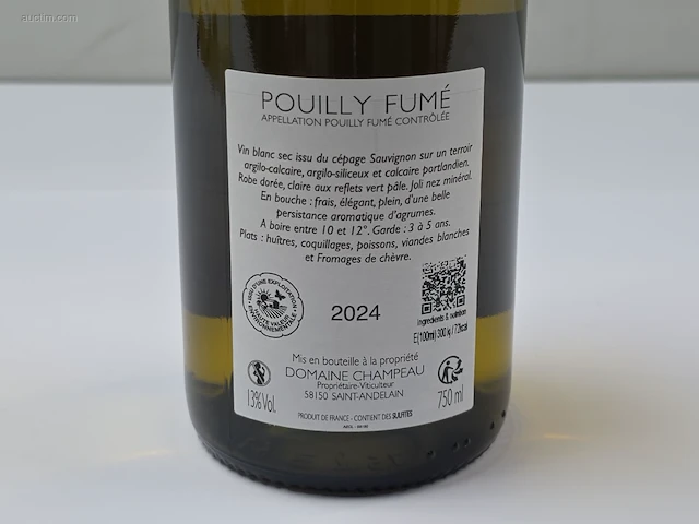 (12x) fles(sen) domaine champeau 75 - afbeelding 4 van  4