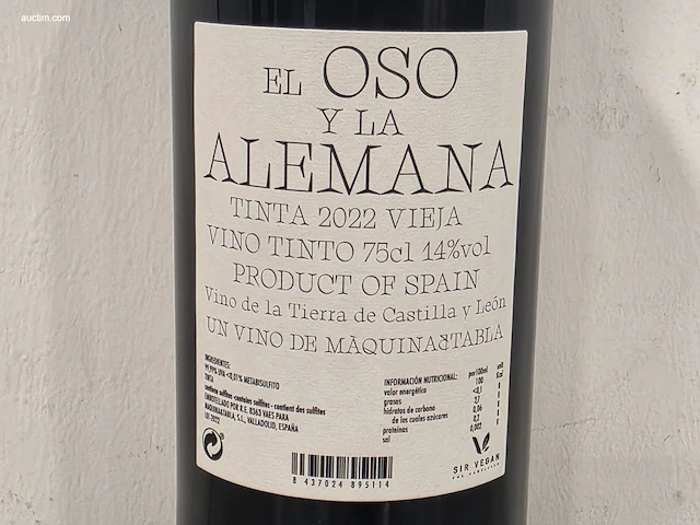 (12x) fles(sen) el oso y la alemana 75 - afbeelding 5 van  6