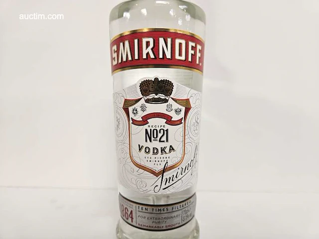 (12x) fles(sen) smirnoff wodka - afbeelding 2 van  4