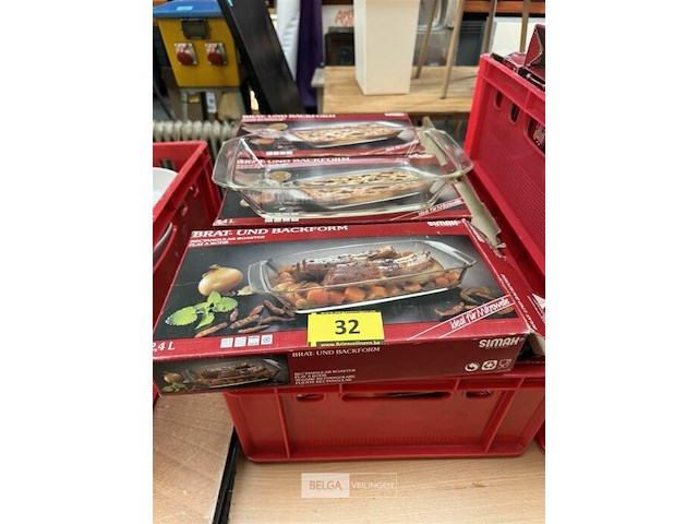12x glazen ovenschotel afm 35x20 cm - afbeelding 1 van  3