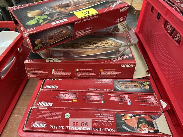 12x glazen ovenschotel afm 35x20 cm - afbeelding 3 van  3