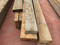 12x houten balken l200 cm - afbeelding 3 van  3