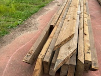 12x houten balken l550 cm - afbeelding 1 van  3