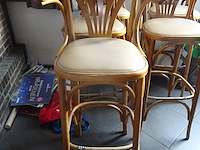 12x houten barstoel - afbeelding 2 van  4