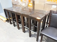 12x houten barstoel - afbeelding 5 van  5
