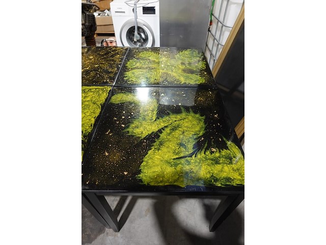 12x houten tafel - afbeelding 2 van  6