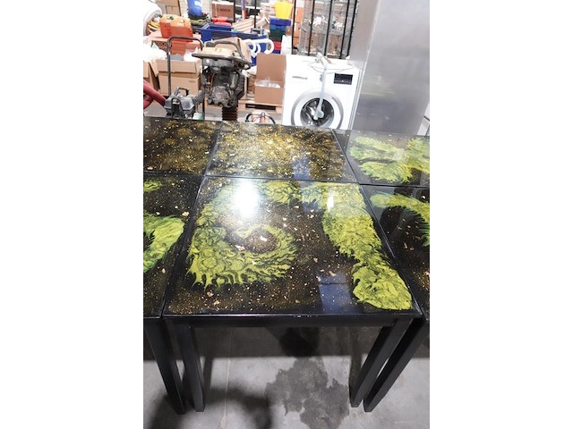 12x houten tafel - afbeelding 3 van  6