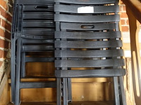 12x klapstoel & 3x klaptafel