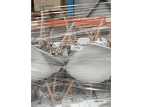 12x kuipstoel wit excl. container (12x) - afbeelding 1 van  4