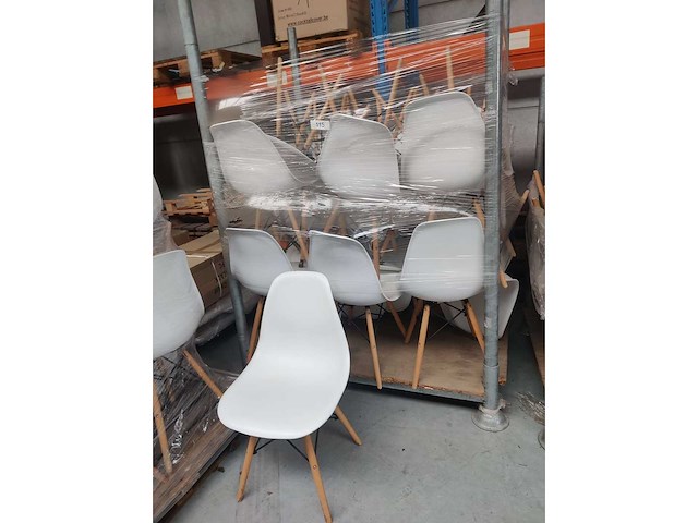12x kuipstoel wit excl. container (12x) - afbeelding 4 van  4