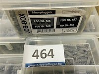 12x muurpluggenbox 200xm5 100xm6 100xm7 60xm8 12 boxen - afbeelding 1 van  3