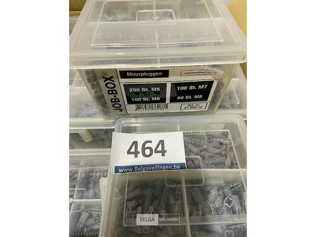 12x muurpluggenbox 200xm5 100xm6 100xm7 60xm8 12 boxen - afbeelding 2 van  3