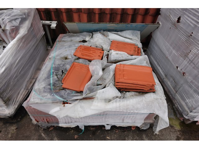 12x pallet diverse dakpannen - afbeelding 8 van  9