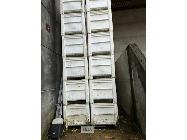 12x palletbox kunststof - afbeelding 1 van  1