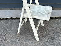 12x retro houten klapstoelen - afbeelding 1 van  1