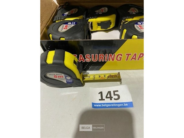 12x rolmeter 5 meter met rem - afbeelding 2 van  3