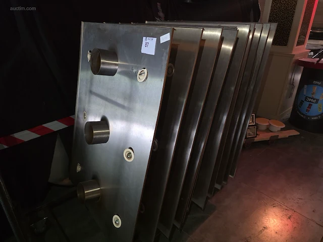 (12x) rvs verlichtingsplaten - afbeelding 1 van  2