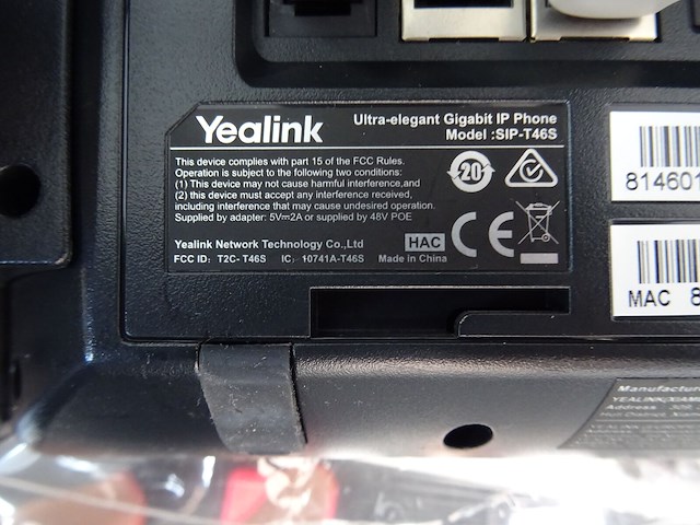 12x telefoon yealink - afbeelding 2 van  3