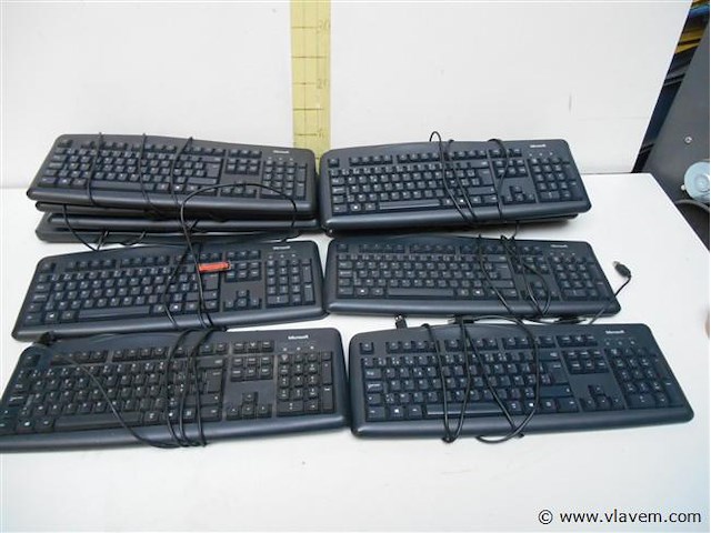 12x toetsenbord azerty microsoft - afbeelding 1 van  1