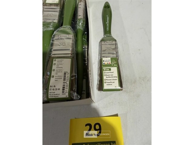 12x verfborstel 30mm - afbeelding 3 van  3