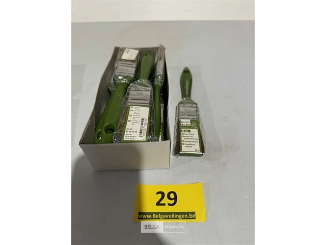 12x verfborstel 30mm - afbeelding 1 van  3