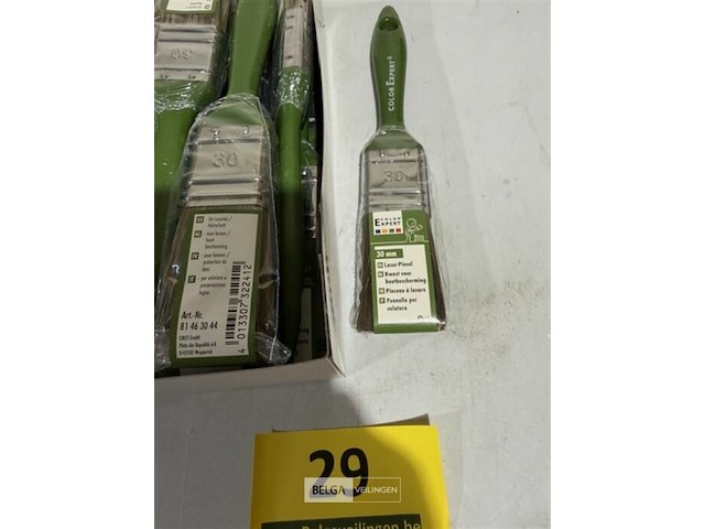 12x verfborstel 30mm - afbeelding 3 van  3