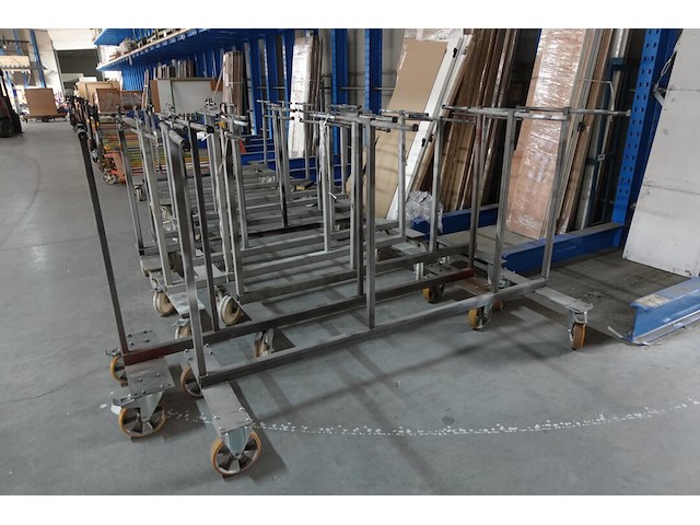 12x verrijdbaar metalen droogrek - afbeelding 4 van  4