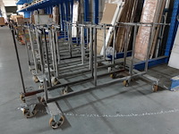 12x verrijdbaar metalen droogrek - afbeelding 4 van  4