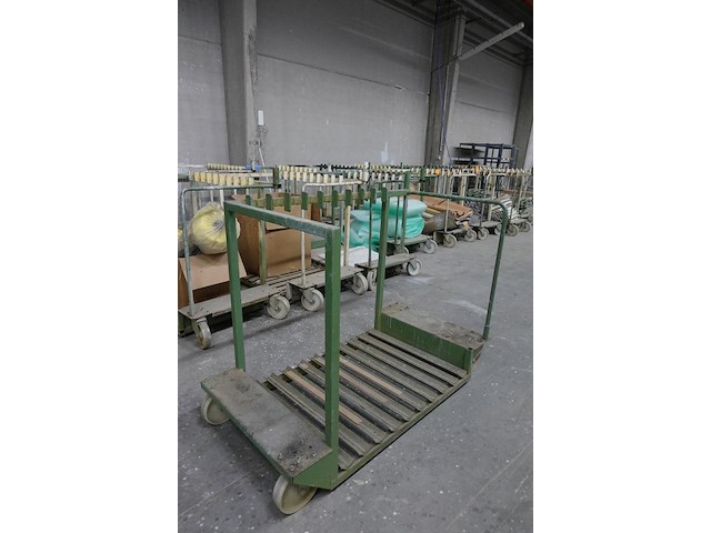 12x verrijdbare metalen transportkar - afbeelding 2 van  5