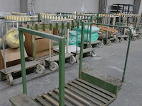 12x verrijdbare metalen transportkar - afbeelding 2 van  5