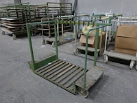 12x verrijdbare metalen transportkar - afbeelding 3 van  5