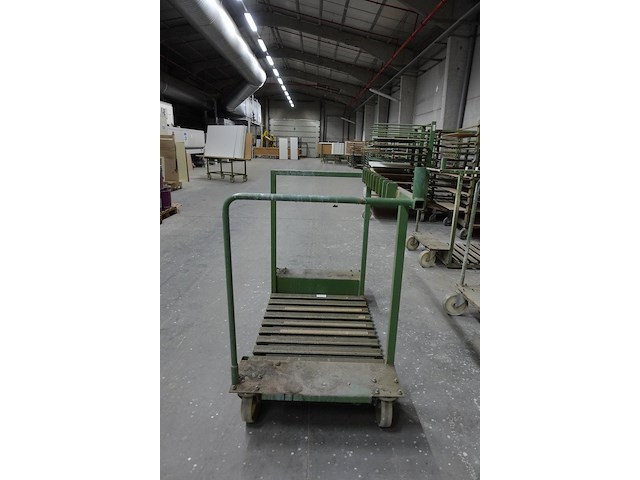 12x verrijdbare metalen transportkar - afbeelding 4 van  5