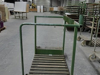 12x verrijdbare metalen transportkar - afbeelding 4 van  5