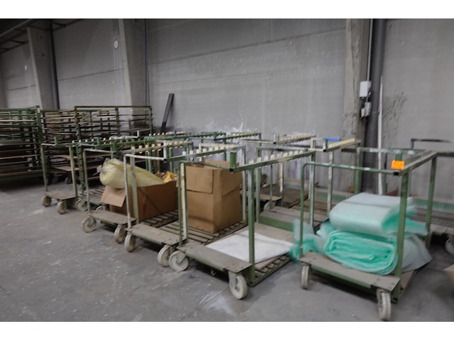 12x verrijdbare metalen transportkar - afbeelding 5 van  5