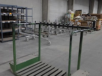 12x verrijdbare metalen transportkar - afbeelding 2 van  6