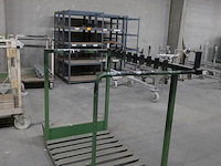 12x verrijdbare metalen transportkar - afbeelding 3 van  6