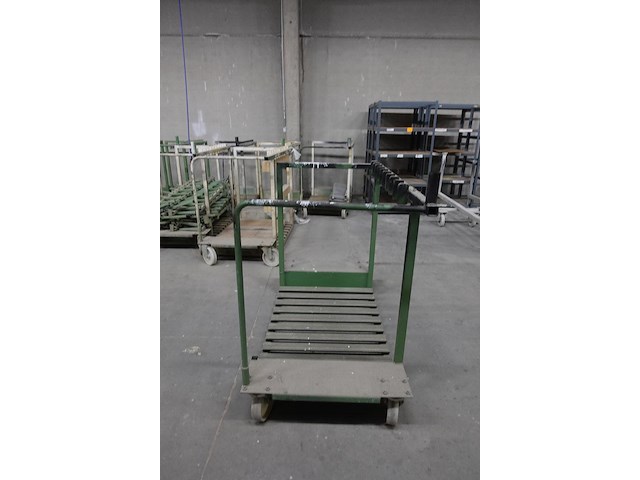 12x verrijdbare metalen transportkar - afbeelding 4 van  6