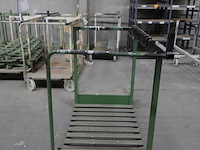 12x verrijdbare metalen transportkar - afbeelding 4 van  6