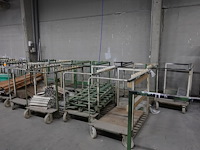 12x verrijdbare metalen transportkar - afbeelding 6 van  6