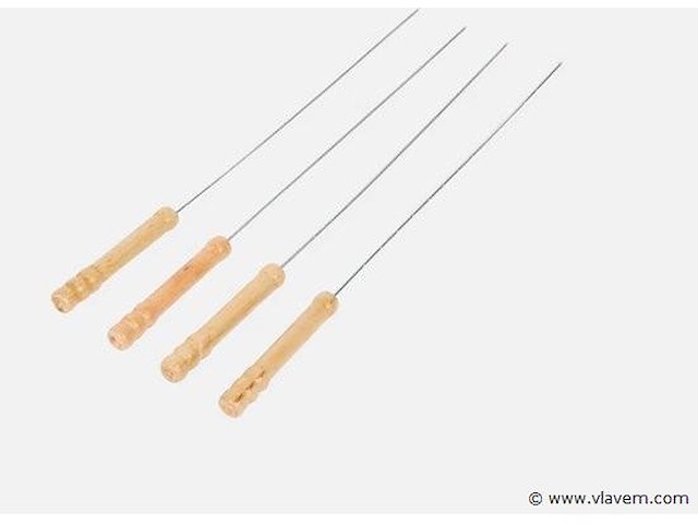 12x vleesspiezen voor barbecue - afbeelding 2 van  2