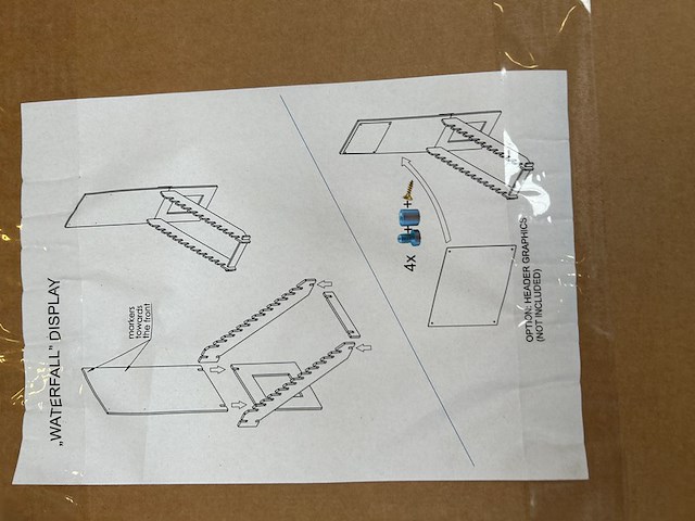 12x waterfall display - afbeelding 1 van  4