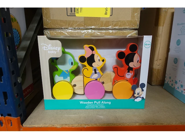 12x wooden pull along disney - afbeelding 1 van  2