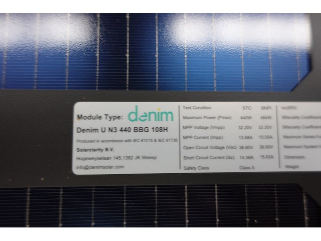 12x zonnepaneel denim - afbeelding 3 van  5