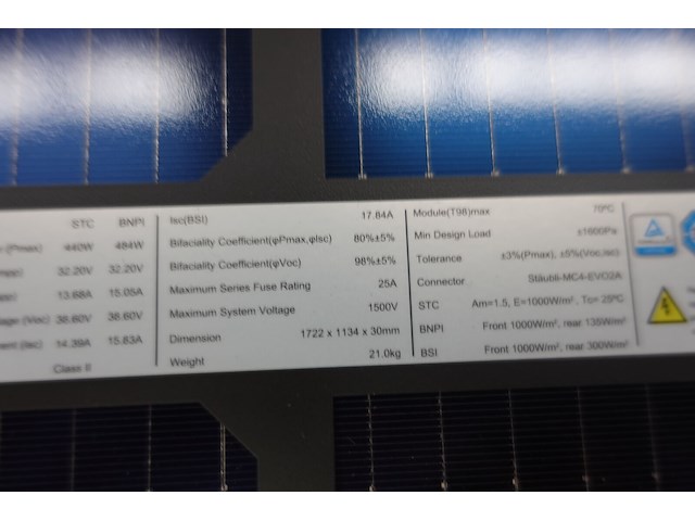 12x zonnepaneel denim - afbeelding 4 van  5