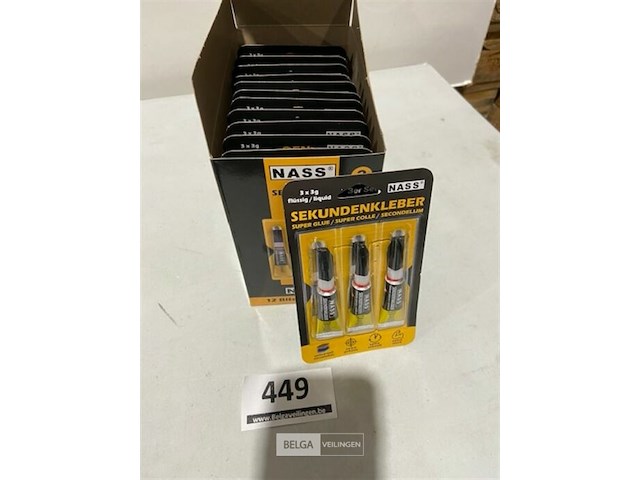 12x3 tubes secondenlijm houdbaar tot 12/28 - afbeelding 3 van  3