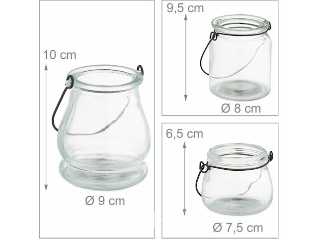 12xtheelichtglazen - afbeelding 2 van  6