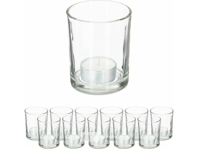 12xtheelichtglazen - afbeelding 1 van  3