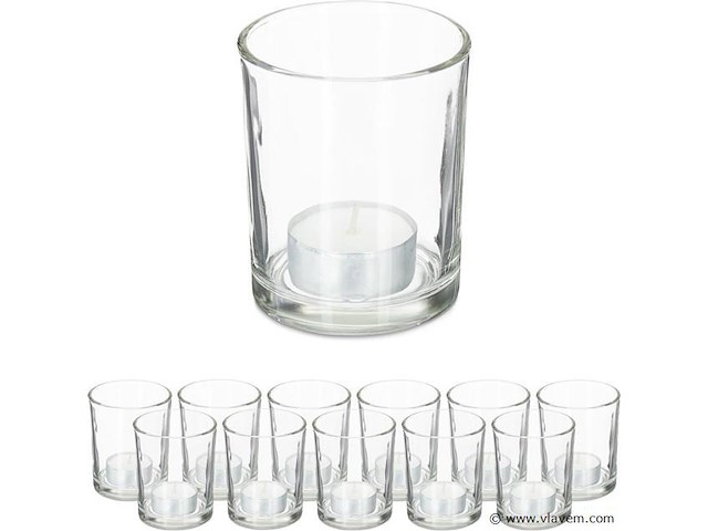 12xtheelichthouders - afbeelding 1 van  3