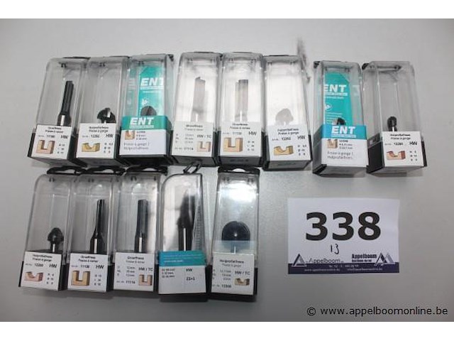 13 diverse hol- en groeffrezen - afbeelding 2 van  2